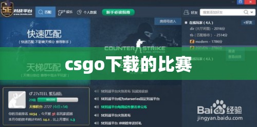 csgo下载的比赛